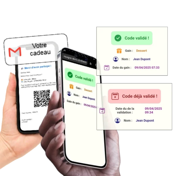 validation des lots par qr code